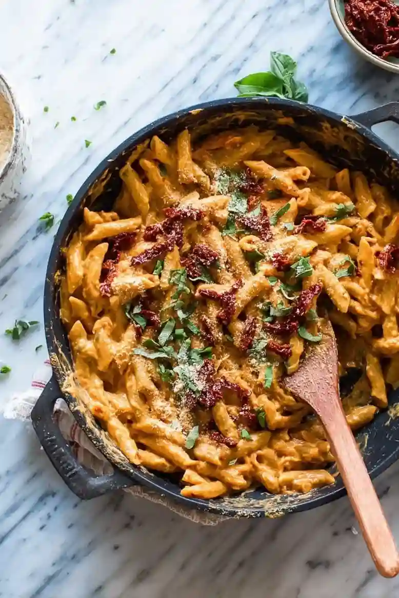 Vegan Sun Dried Tomato Pasta - 1