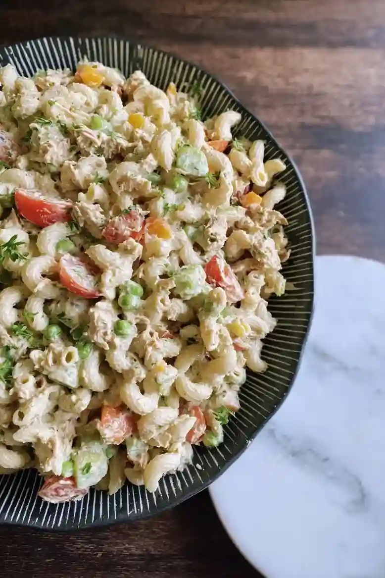Vegan Tuna Pasta Salad Recipe - 1